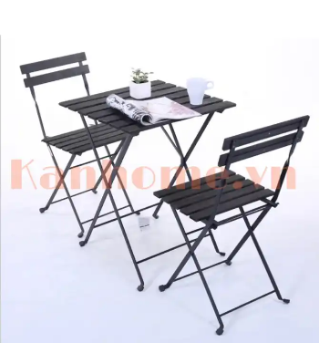 Outdoor Garden Furniture Hot Selling ACACIA WOODEN PATIO TABLE AND CHAIR SET WITH OPTIONAL COLOR Model Graphic Design Exterior