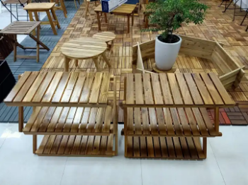 New 2023 ACACIA 2-TIER FOLDABLE SHOE RACKS BIG SIZE Best Quality Brand Supplier Wholesaler Vietnam