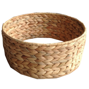 Good Quality Round Water Hyacinth Pet Houses Natural Colour Safe For Our Beloved Pets Included Soft Cushion Small Medium Pets