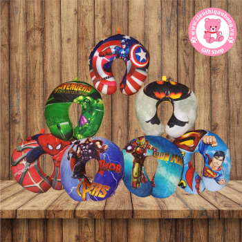 Superhero 3D Printed Necklace Pillow