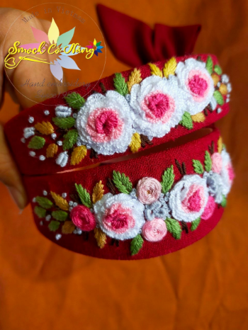 Embroidery Ribbons Hair Accessories Colorful Headband Good Price Top Favorite Product Bow Hairbands For Girls Lovely Pattern