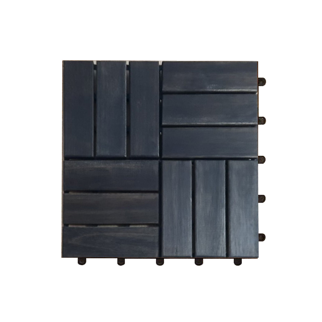 Fast Delivery Hardwood Deck Tiles 12 Slats Factory Price Hard Wood Outdoor Packed In Carton Box Vietnamese Manufacturer
