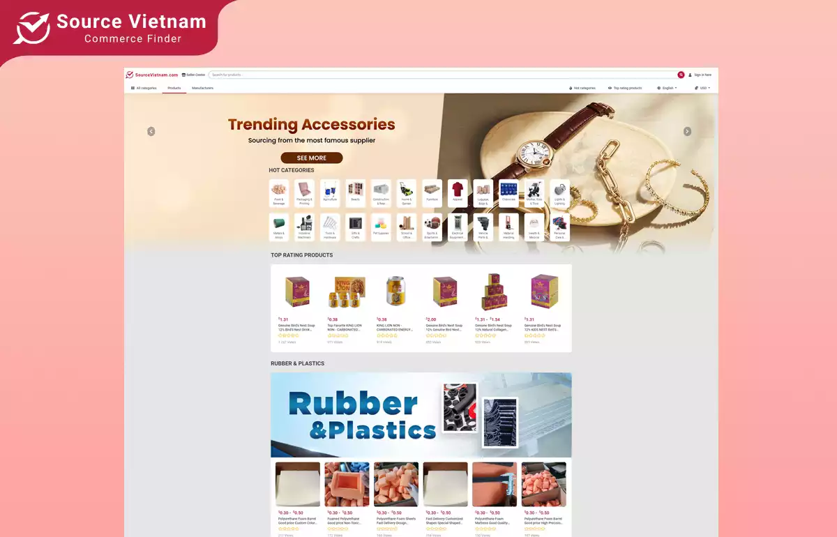 Top 10 E-commerce Websites - sourcevietnam