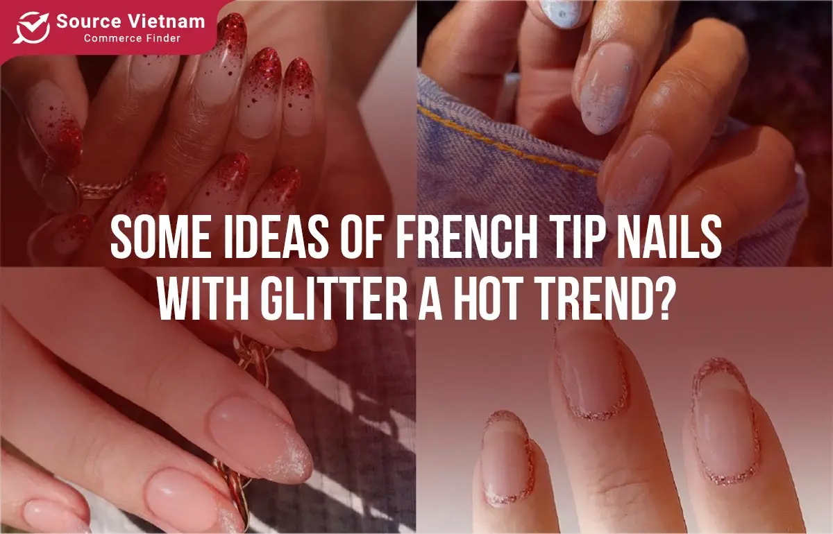 french-tip-nails-with-glitter