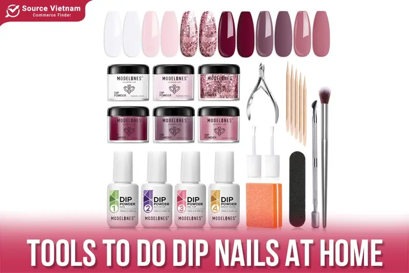 Tools to do dip nails at home