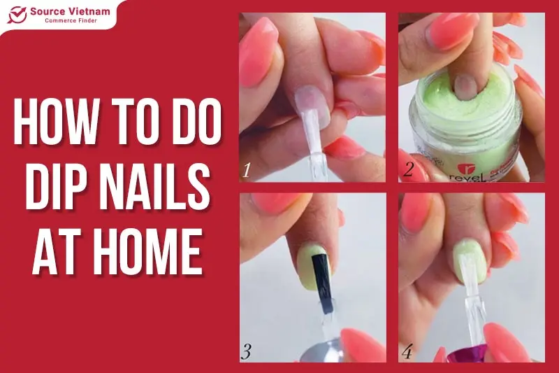 how to do dip nails at home