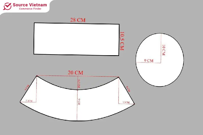 Pattern to sew a bucket hat 