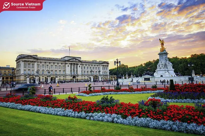 Buckingham Palace in UK