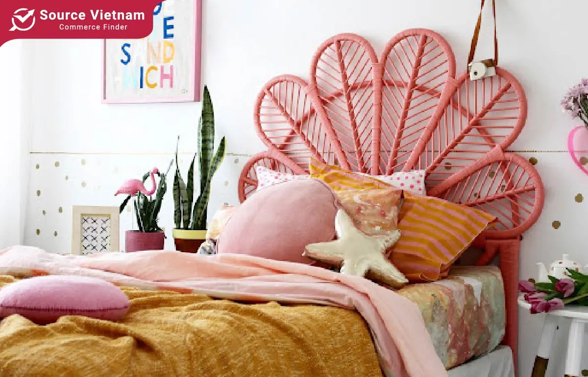 Boho room for kids