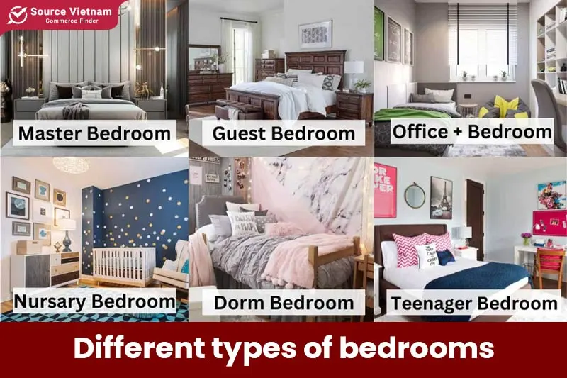 Different types of bedrooms