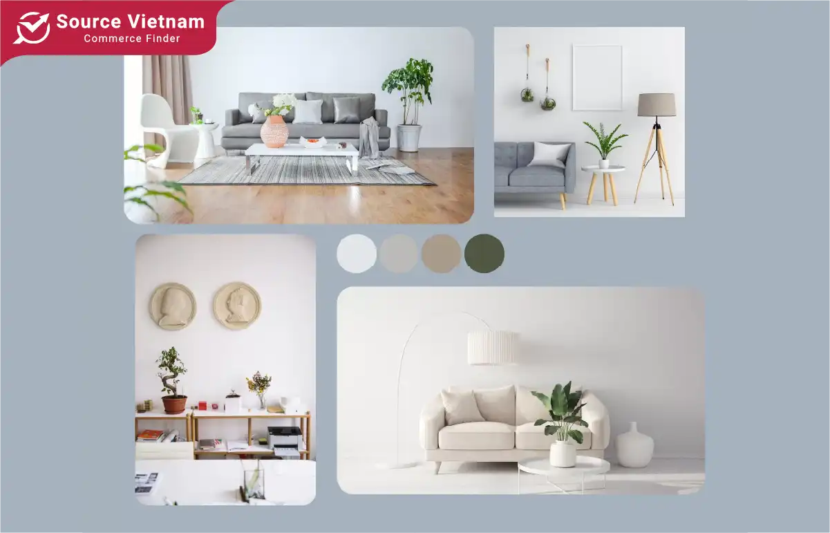 Choosing colors for the living room based on color psychology