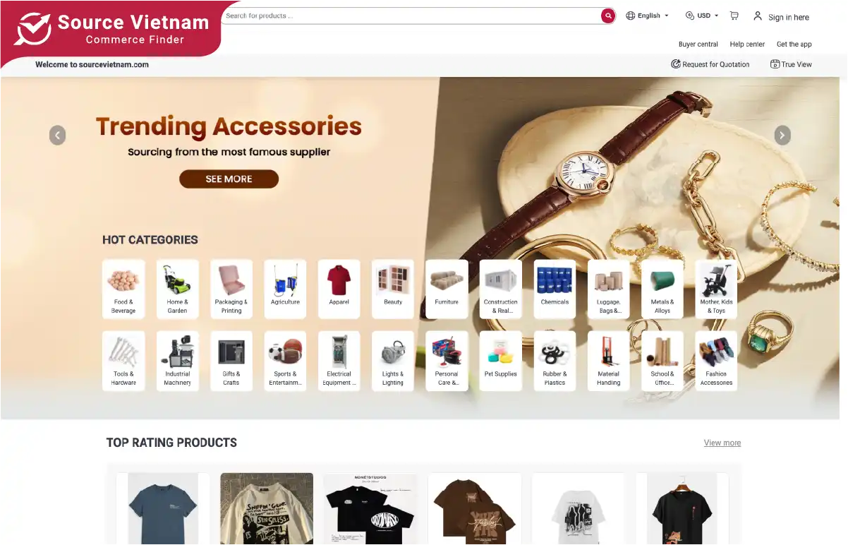 SourceVietnam is the ideal platform to facilitate Vietnam's exports