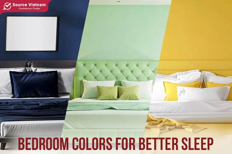 Bedroom colors for better sleep