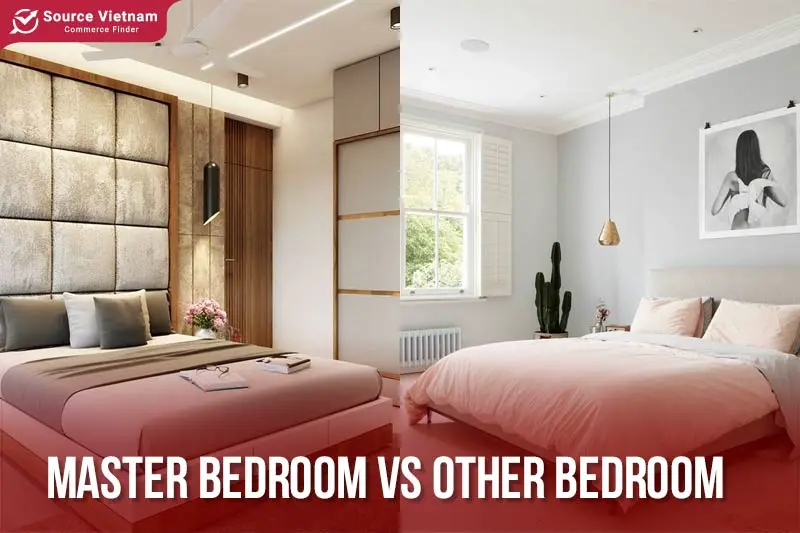 Master bedroom vs other bedroom