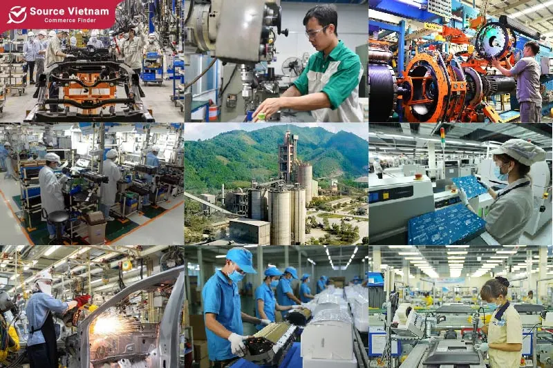 industries are invested in Vietnam