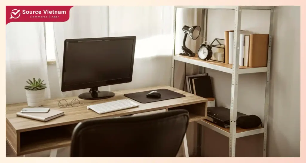 Home office furniture on an online platform