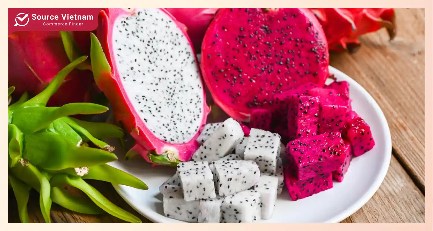 The dragon fruit’s export from Vietnam