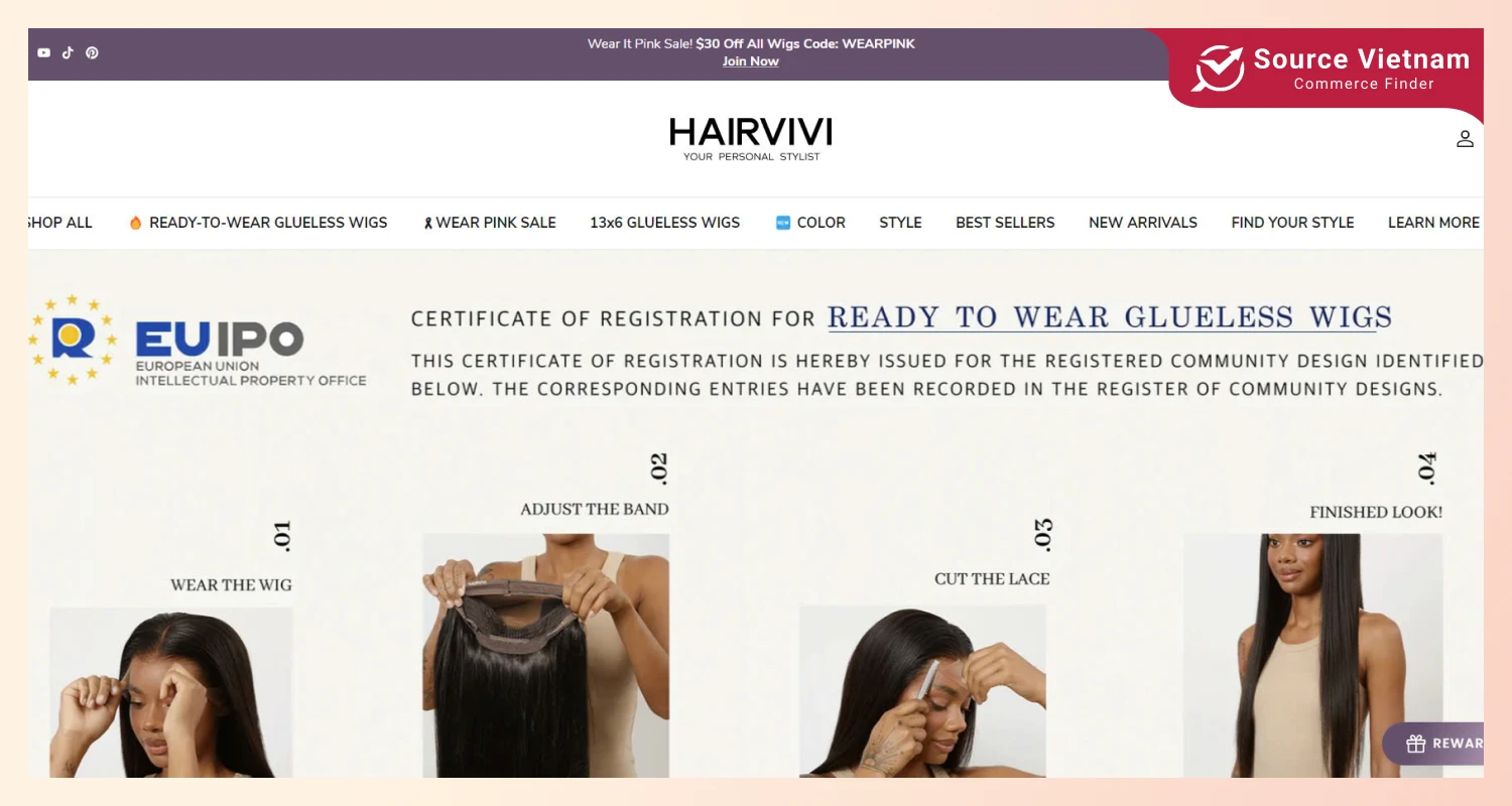 HairVivi is one of the Best Websites to Buy Wigs Wholesale