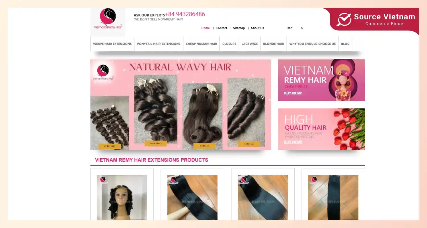 Top 10 best wholesale hair vendors in Vietnam for bulk buying