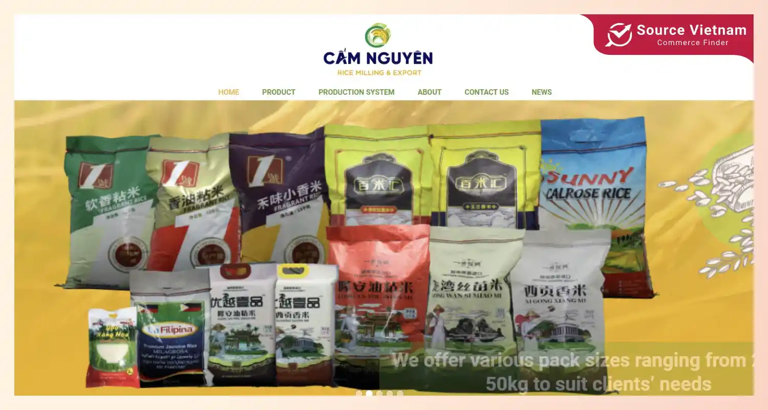 Cam Nguyen Rice Trading and Processing Limited Company