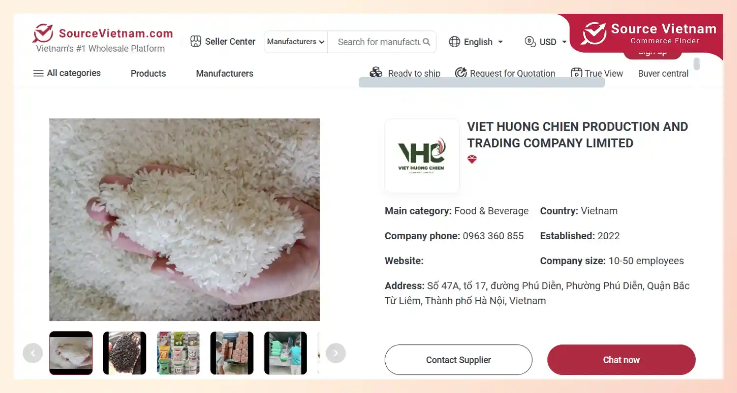 Top 10 prominent Vietnam rice suppliers for international markets