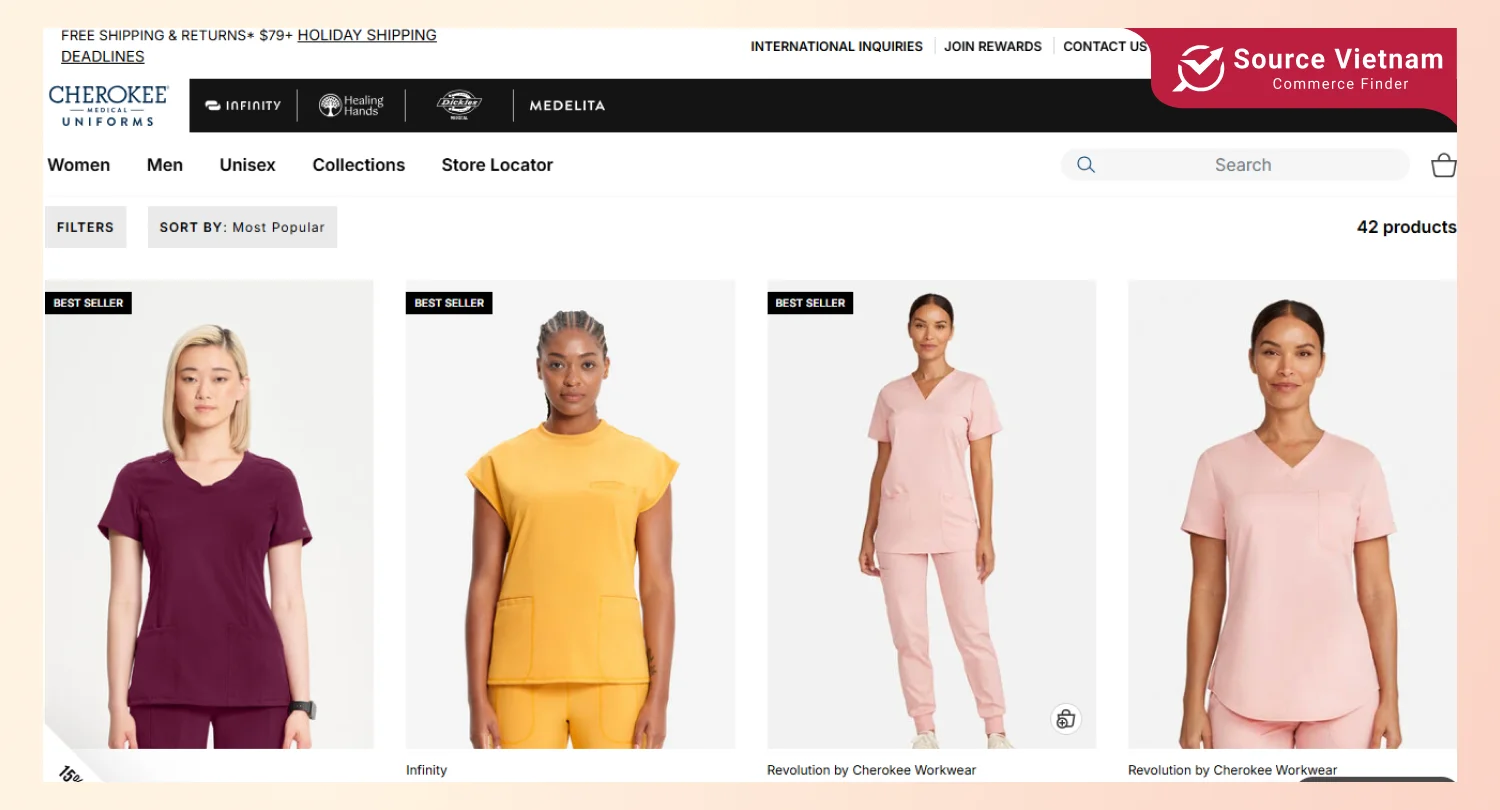 Top 10 online retailers for medical scrubs online